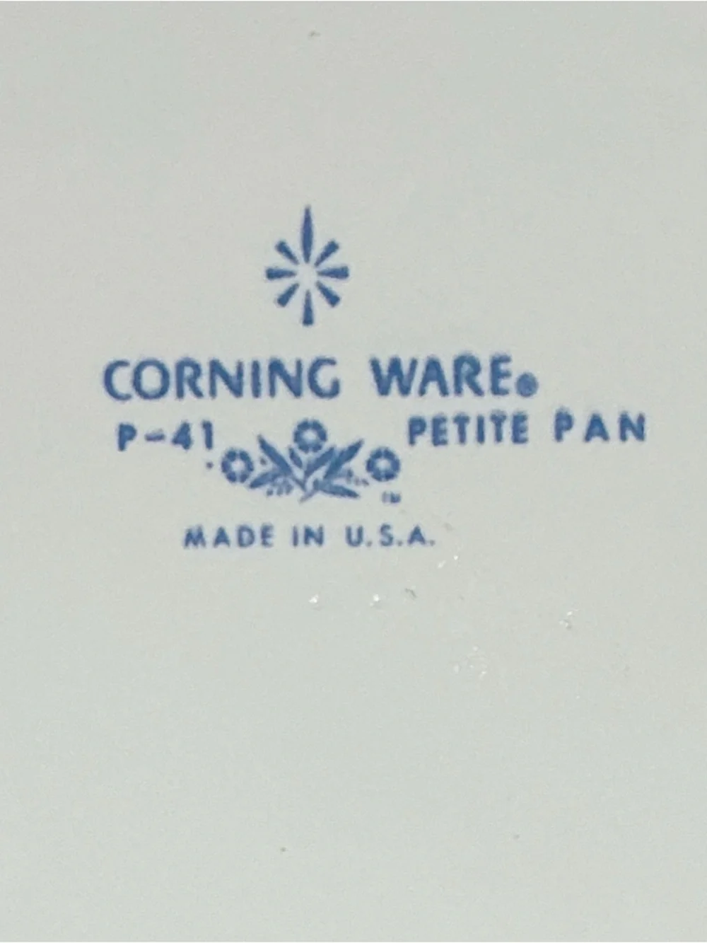 CORNING WARE Set of Four Petite Pans